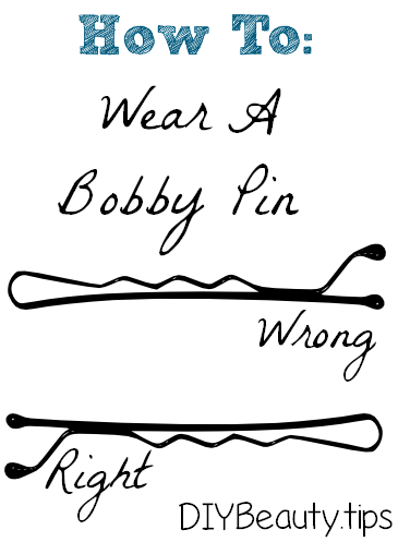 how to - wear a bobby pin -