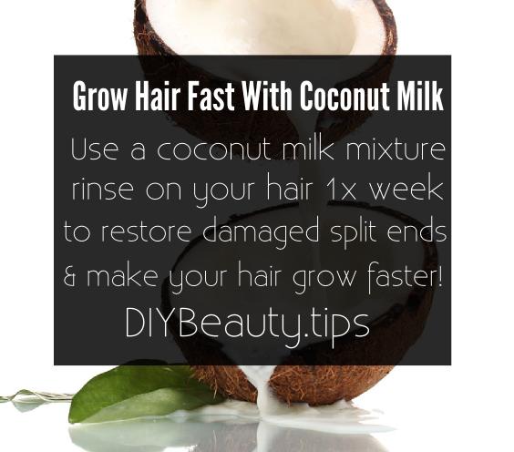 Grow Hair Faster Using Coconut Milk