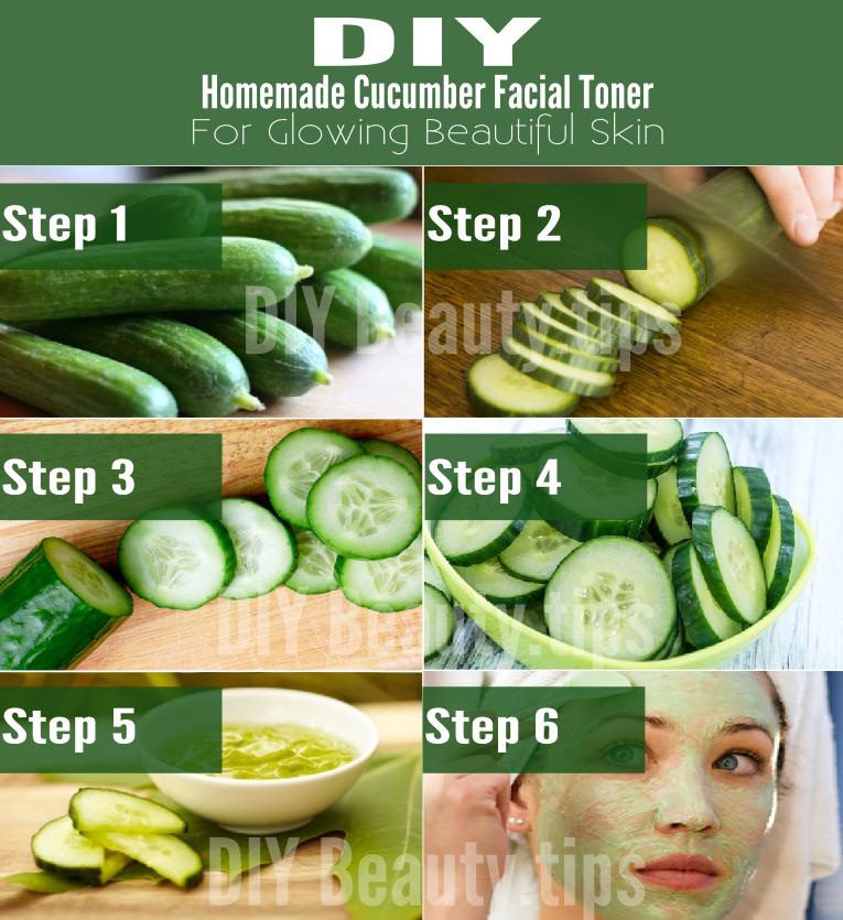 DIY Homemade Cucumber Facial Toner